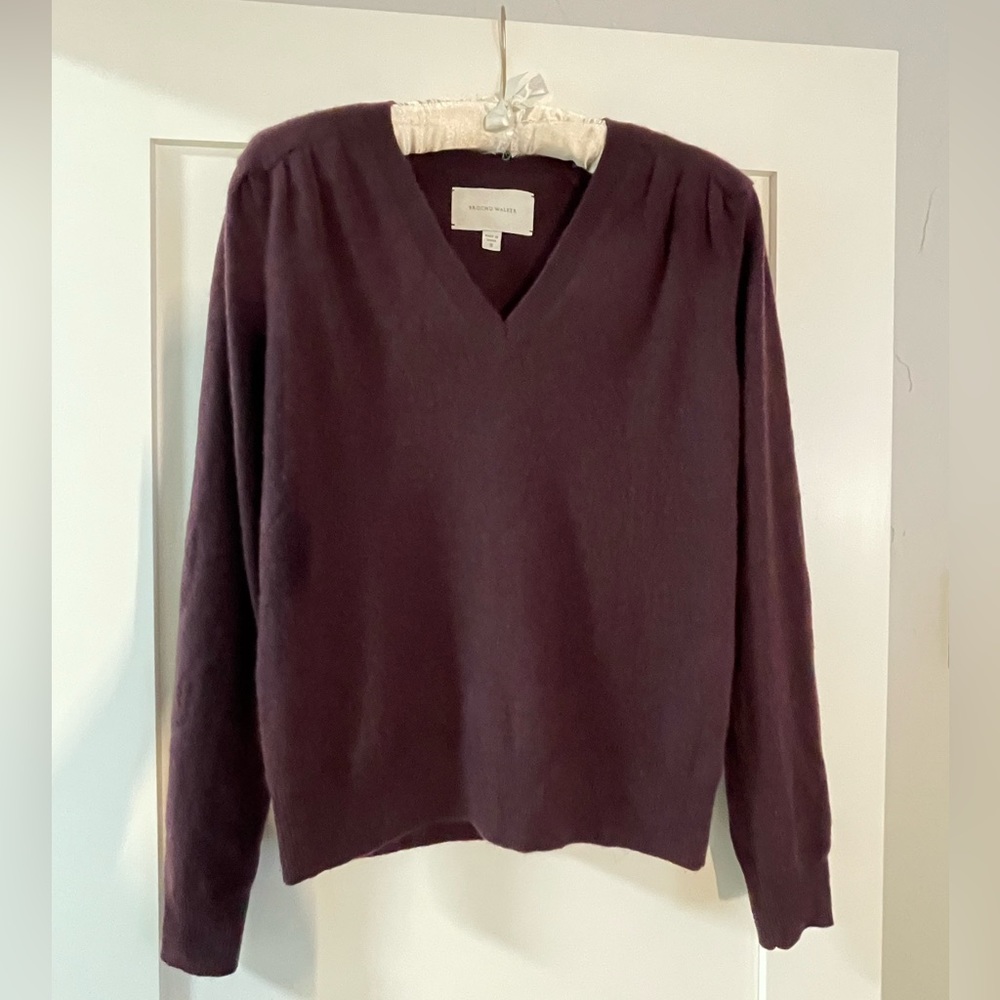 Brochu Walker Vneck Sweater 100% Cashmere